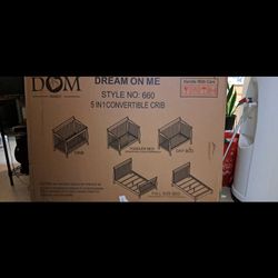 Convertible 5 in 1 Crib!!!