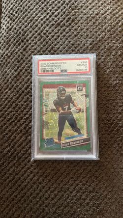 2023 Bijan Robinson Donruss Optic PSA 10