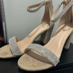 Windsor Rhinestone Prom Heels Size 6.5