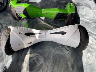 2 Hover Boards White And Green