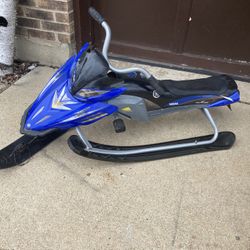 Kids Snow Sled With A Steering Wheel And Breaks
