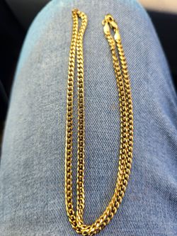 18k Gold Cuban