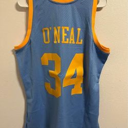 NWT Men's Mitchell & Ness NBA Lakers Jersey Swingman Shaquille O'Neal MPLS Large