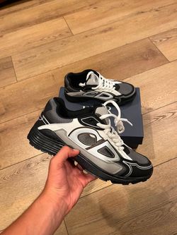 Dior B30 Sneakers Black White Gray