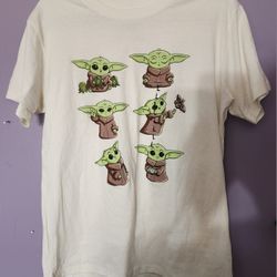 Nwt Large Baby Yoda Shirt