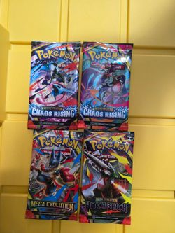 Pokémon TCG Booster Packs Lot of 4