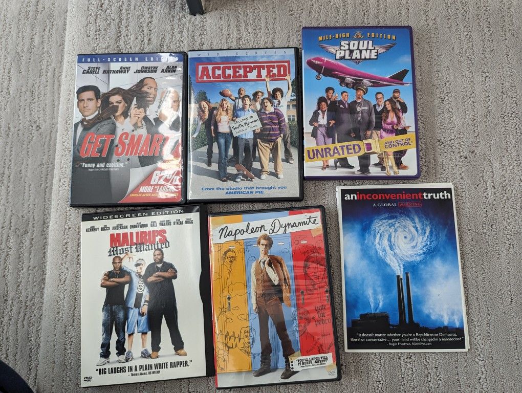 6 DVD Movies All For 20
