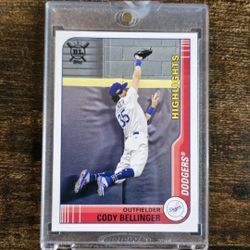 2021 Topps Vault Big League Los Angeles Dodgers Cody Bellinger Blank Back #1/1