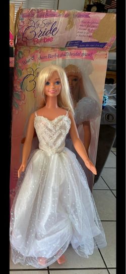 Vintage 3 foot tall My Size Barbie Bride Doll