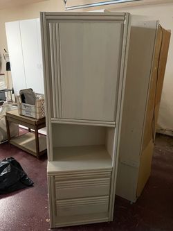 Whitewash Storage Cabinet shelf