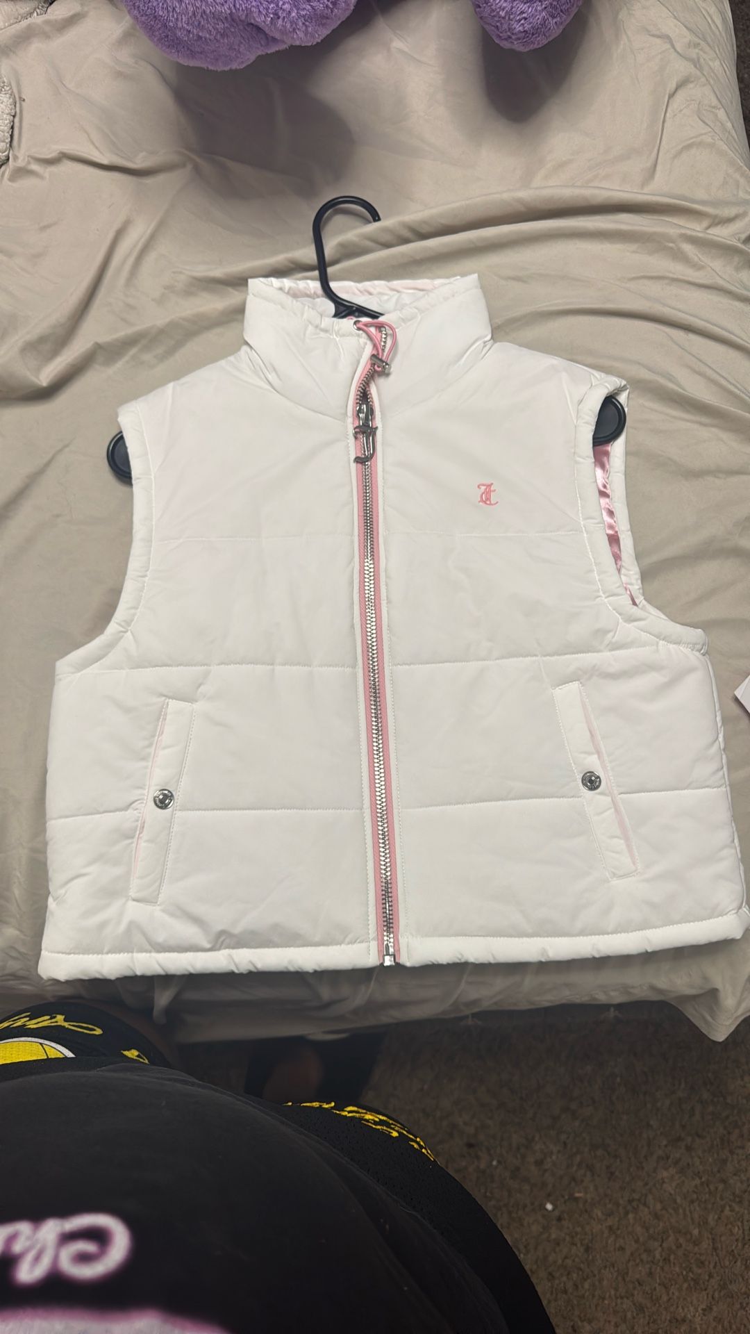 White Puffer Vest