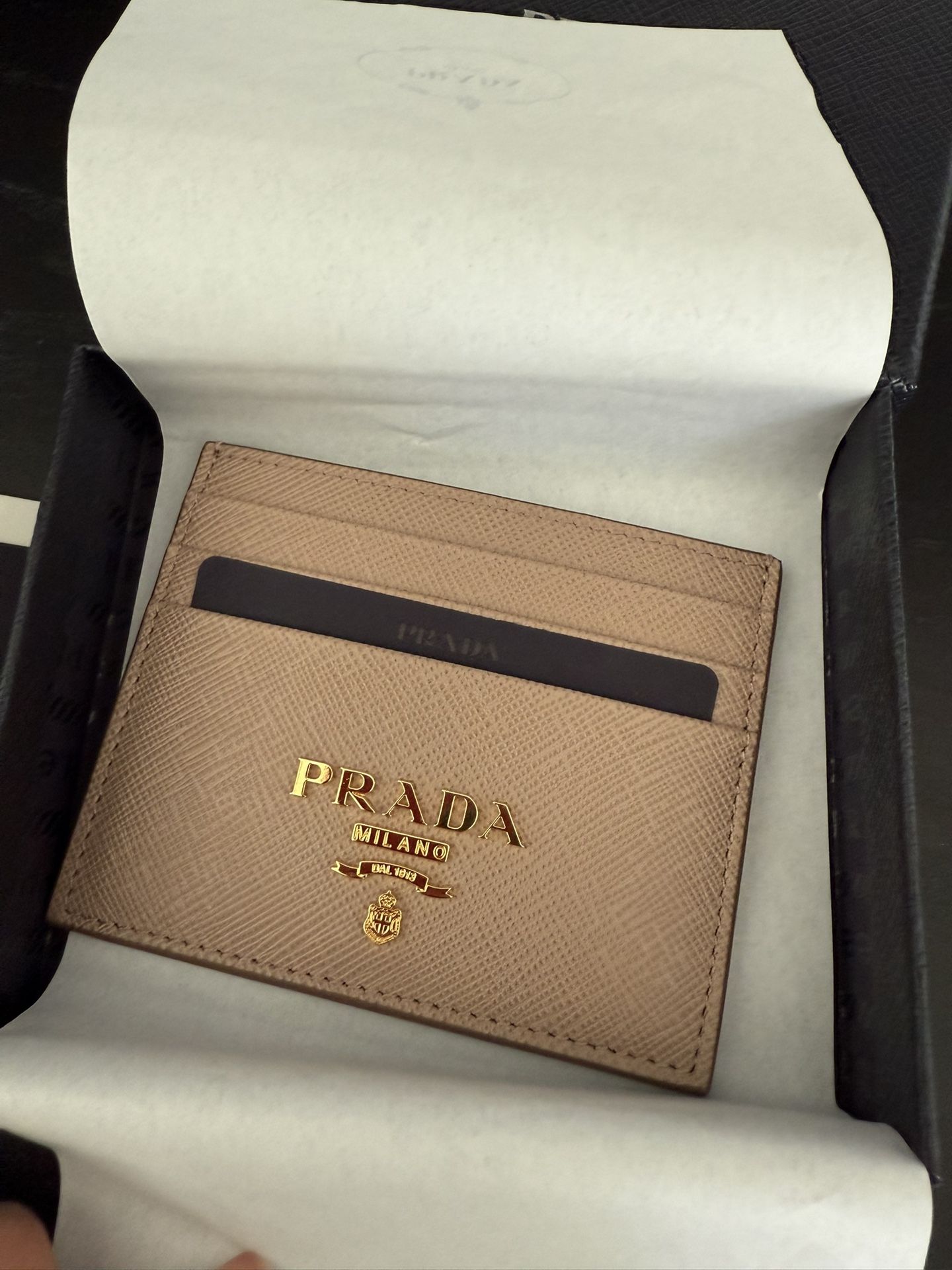 New PRADA card Holder