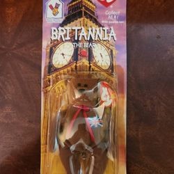 BEANIE BABIES BRITANNIA THE "BEAR" #D0394