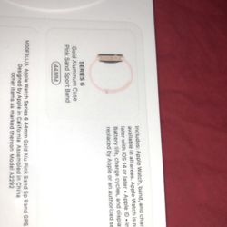 Apple Watch Series 6 Gold 40MM or 44MM have Both Sizes Unopened I’m Mobile I Can Come To You