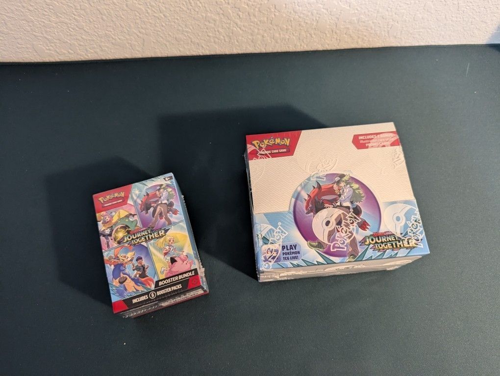 Pokemon Journey Together Booster Box And Booster Bundle Set