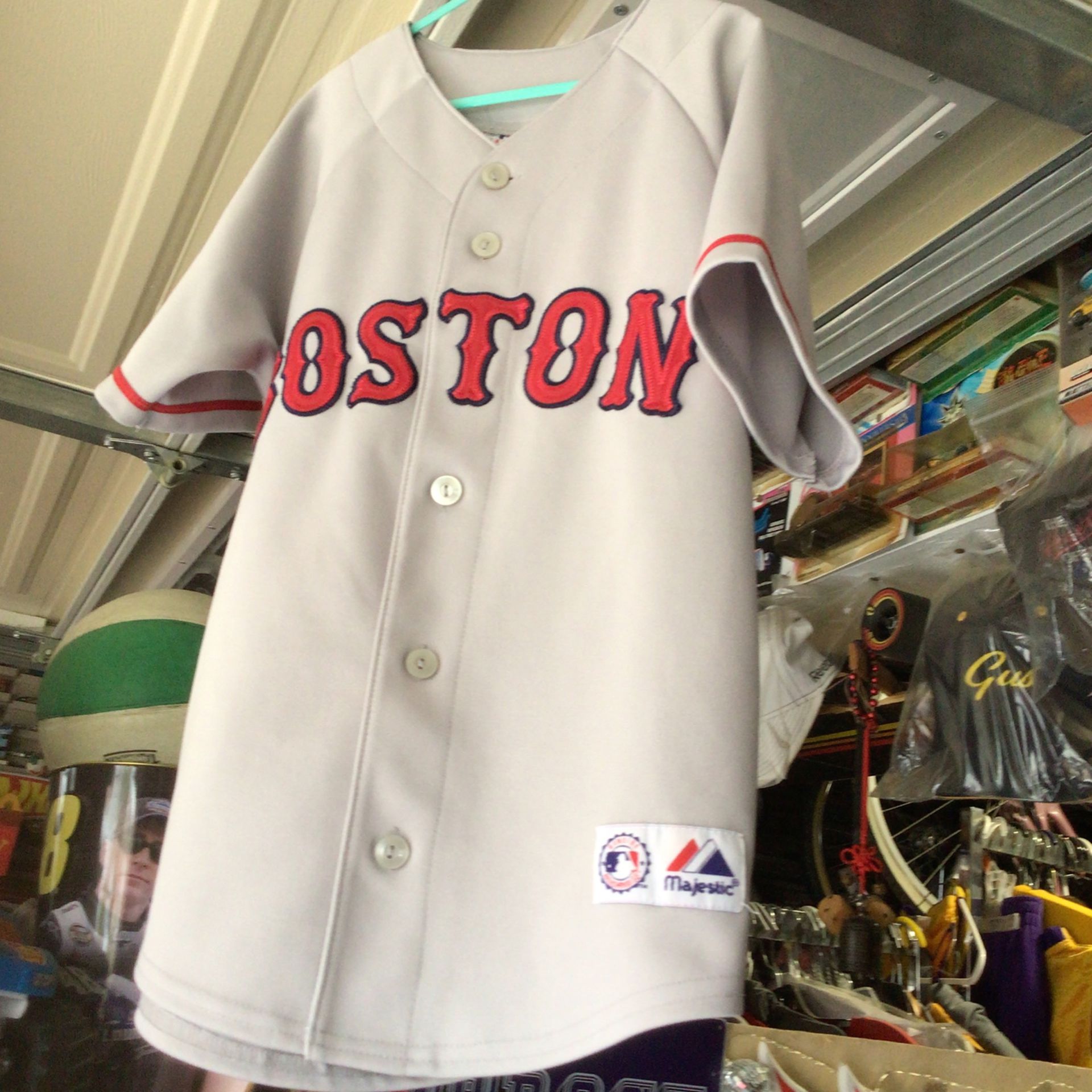 Boston Red Sox Youth Baseball Jersey Size L 8/10 Yrs Old