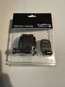 GoPro Head Strap and Quick Clip Black Adjustable OEM Genuine