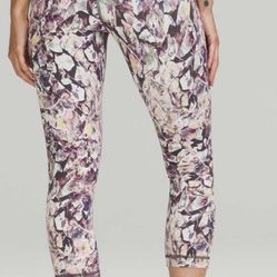 Lululemon Wunder Under High Waisted Crop Legging Size 14