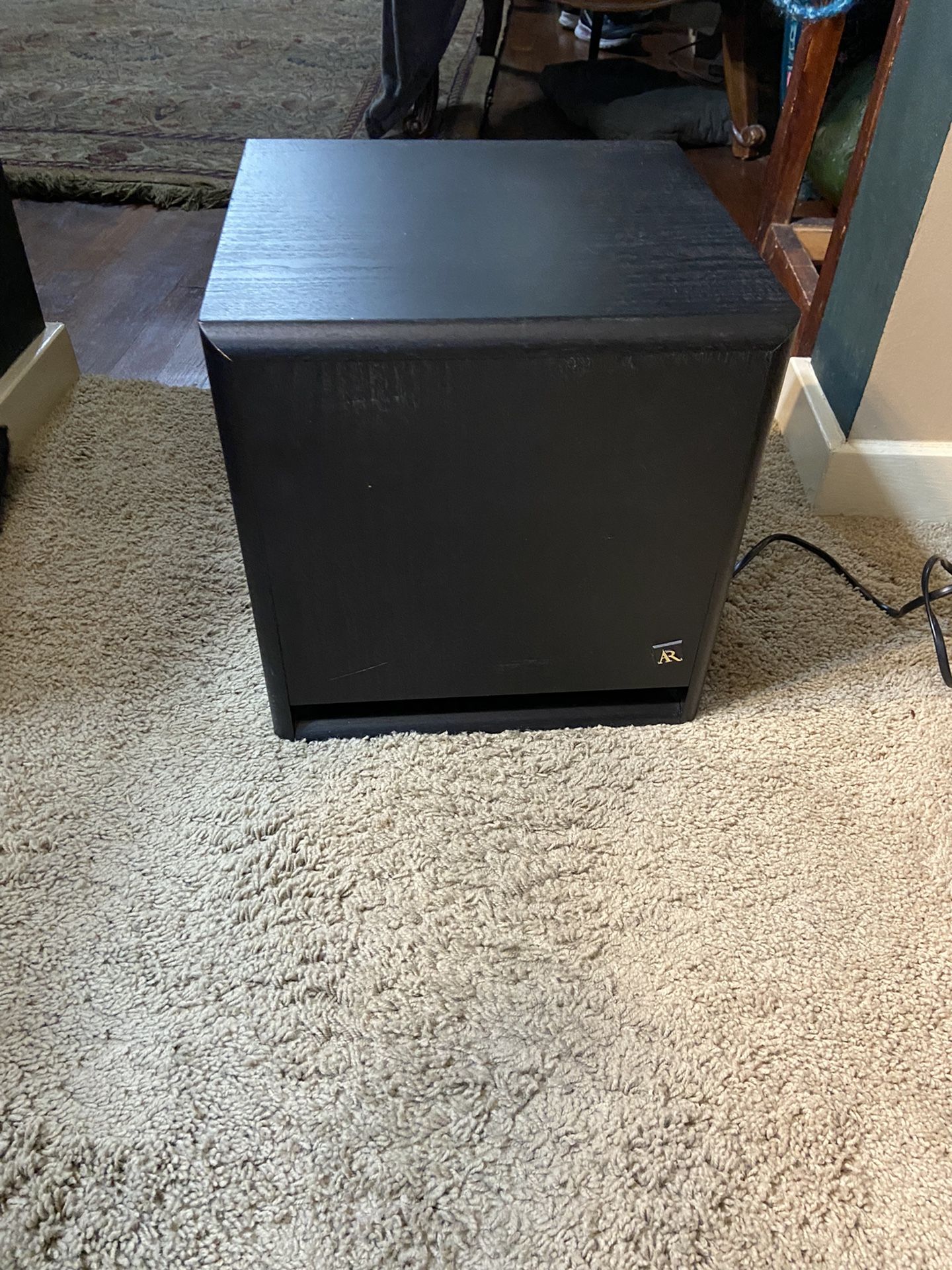 ACOUSTIC RESEARCH AR S108PS Powered Subwoofer 8" Bass Driver W 120 Watt