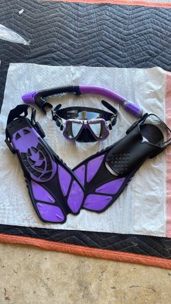 Zenoplige Mask Fins SnorkelSet S/M Size  4 1/2-8 1/2