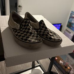 Vans Classic Black And White Checker Slip On 