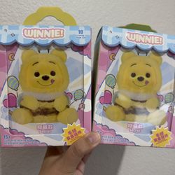 Miniso Disney Winnie the Pooh Naughty Party Series Vinyl Plush Pendant (blind box)