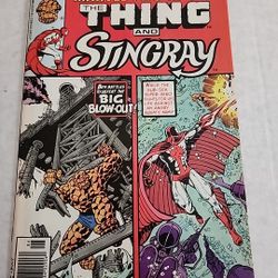 Marvel Two In One 64 VG George Perez 1st Sidewinder Giancarlo Stingray Thing '80