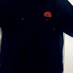 Dickies Mc Tool Short Sleeve Black Work Shirt Size2xx button down