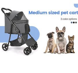 Pet stroler with a free poop bags for dogs