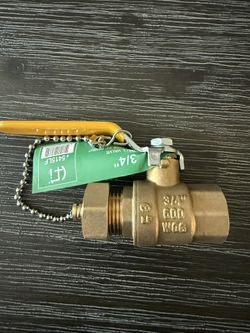 3/4 “ CFI Female Thread X Hose Thread Full port Brass Ball Valve 
