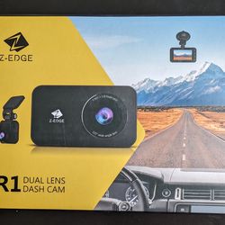Z-Edge Wifi Dash Cam - Front and Rear