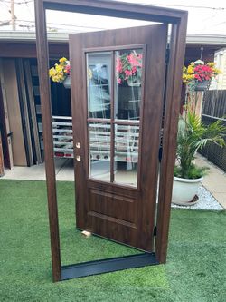New door Stel composite frame molding to size w36 h80 righthand Inswing $650