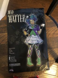 Girls mad hatter costume