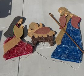 Christmas nativity light set