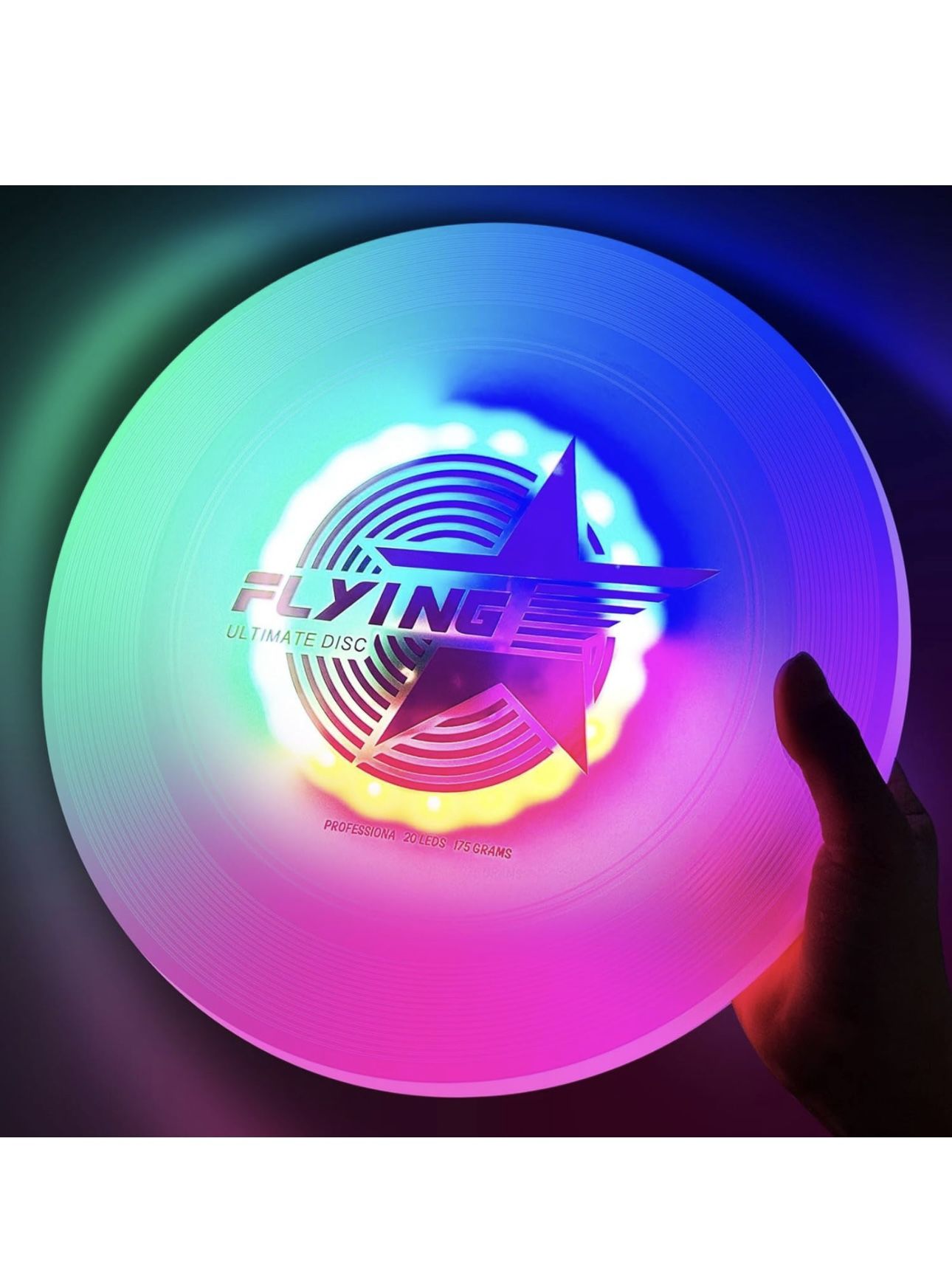 LED flying DISC