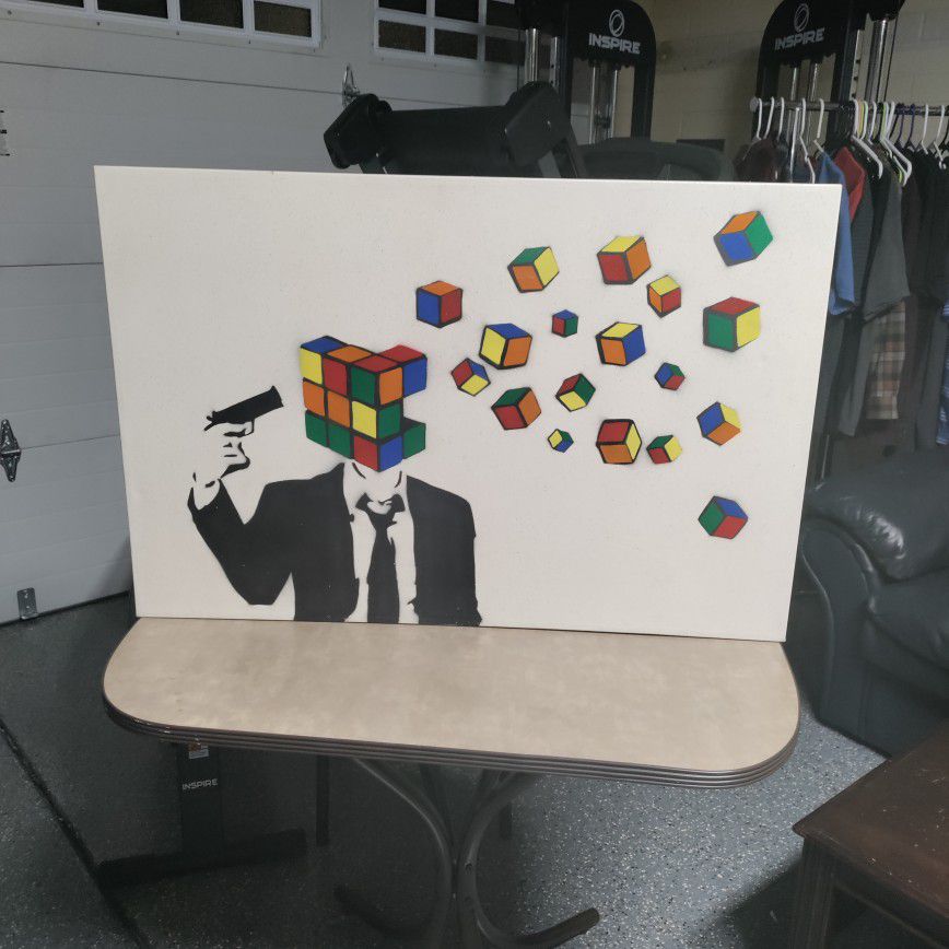 Rubix Cube Painting 