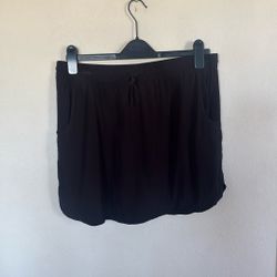 Merona Women’s Large L Black Skirt With Pockets