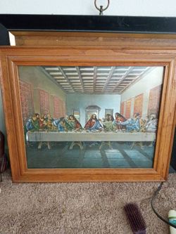 Framed Last Supper Print