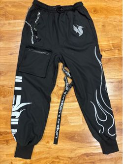 Illenium rave festival reflective pants