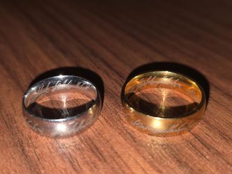 LOTR/Hobbit His and Hers one rings
