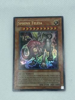 Konami Yugioh TCG Sphinx Teleia (foil)