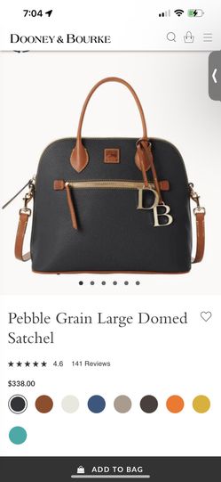Brand New DOONEY & BOURKE Pebble Grain Large Domed Satchel