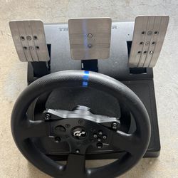 Playstation Wheel And Gas Pedal