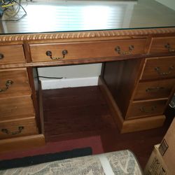 Solid Mahogany Desk