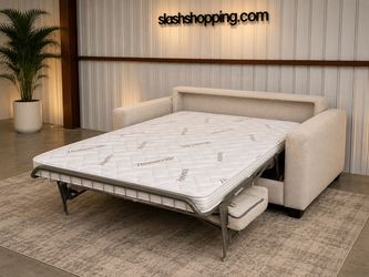 BRAND NEW Thomasville Maya Queen Size Sleeper Sofa, Light Gray