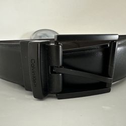 Calvin Klein Black Brown Reversible Leather Belt 38-40
