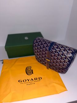 Goyard Belvédère PM – Navy Blue Goyardine Canvas
