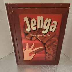 Jenga Vintage Game Collection Wooden Bookshelf Edition