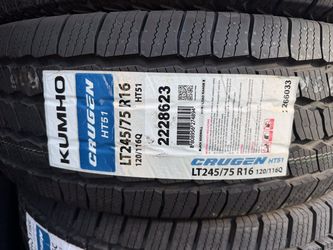 245/75/16 KUMHO CRUGEN HT51