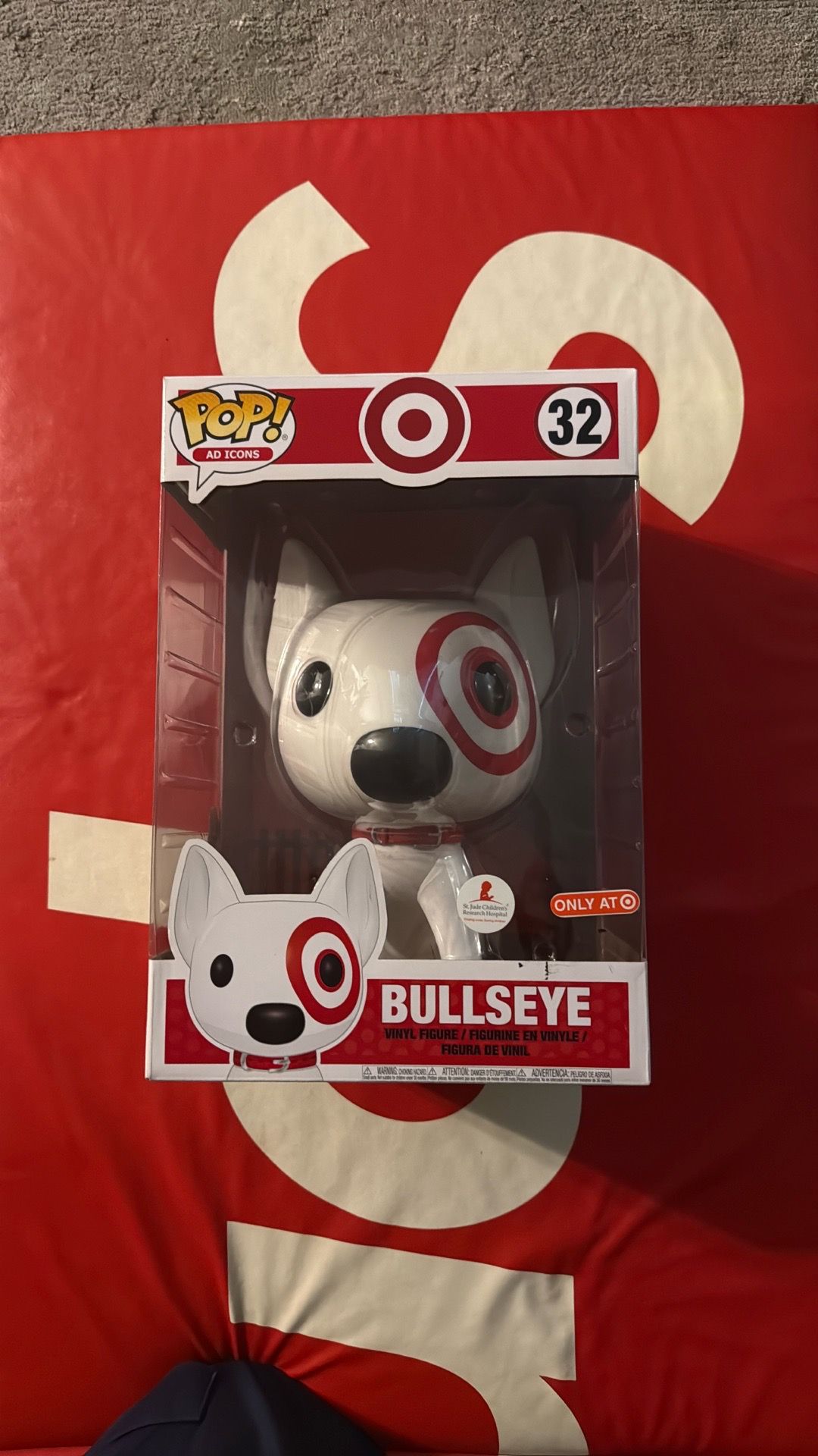 Funko Pop! Bullseye #32 Target Exclusive Ad Icons St. Jude 10"